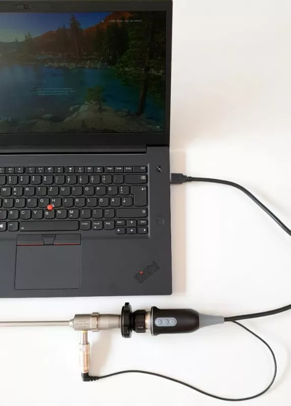 Endoskopkamera, inkl. endoskop og monitor 2